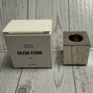 Public‎ Goods Razor Stand Silver New